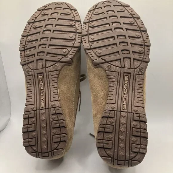 NEW SKECHERS Shoe 8.5 BIKER RELAX FIT CONTAINED Suede LaceUp Comfort Sneaker (K) - Picture 7 of 12